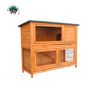 Cage à lapins en bois de sapin chinois à plusieurs étages, cage pour petits animaux de jardin