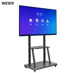 WEIER 75 ''인터랙티브 평면 패널 모두 하나의 활성 스마트 bod 모든 교육 pc 인터랙티브 화이트 보드