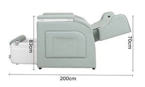 Cama de Masaje Eléctrica con Sistema de Audio, Silla para Pedicura, Sofá Multifuncional para el Cuidado de los Pies y Belleza de Pestañas - Product Image 5