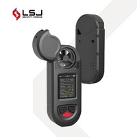 Anémomètre numérique portable étanche IP67 HW01 avec écran LCD de 1,8 pouces pour la surveillance des environnements extrêmes