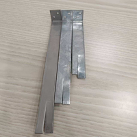 Attaches murales galvanisées à double trou G60 G90 personnalisées pour coffrage de construction, attaches plates en L pour béton