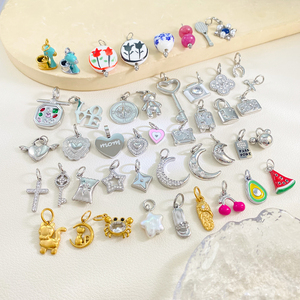 <span class=keywords><strong>Ciondoli</strong></span> in Vari Stili per Creazione di Gioielli, Charm Personalizzati Impermeabili per Borse, Charm in Acciaio Inossidabile all'Ingrosso - Product Image 2