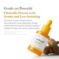 Suero Facial con Ácido Kójico, Cúrcuma y Niacinamida para Microagujas, Clarificante, Equilibrante, Calmante, Iluminador e Hidratante