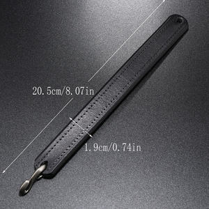 새로운 도착 빈티지 심플한 디자인 S 후크 남성 정품 가죽 커프 팔찌 남성 여성을위한 패션 보석 손목 팔찌 - Product Image 3