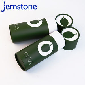 Vente en gros boîte de tubes en papier cadeau cosmétique en carton cylindrique personnalisé emballage de tube en papier rond pour café kraft brun - Product Image 3