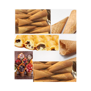 Machine à cornets de crème glacée automatique de haute qualité, mini-machine à remplir les cornets de gaufrettes, machine à cornets de crème glacée au gaz - Product Image 6