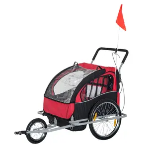 Sepeda dapat dilepas untuk anak-anak, kereta dorong anak dengan roda 3 roda aman