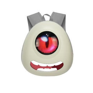 Sac d'école intelligent pour enfants avec écran LED, design mignon de petit monstre en 3D, sac à dos imperméable pour enfants, fournisseur en gros - Product Image 1