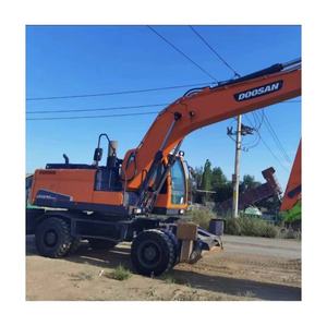 Excavatrice sur pneus Doosan DX210W d'occasion de haute qualité, excavatrice sur pneus d'occasion Doosan DX210W avec pneus usagés - Product Image 1