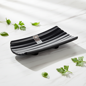 Vendita calda <span class=keywords><strong>di</strong></span> trasporto del nuovo creativo <span class=keywords><strong>a</strong></span> <span class=keywords><strong>forma</strong></span> <span class=keywords><strong>di</strong></span> <span class=keywords><strong>barca</strong></span> giapponese melamina piatto piatto piatto <span class=keywords><strong>di</strong></span> sushi - Product Image 4