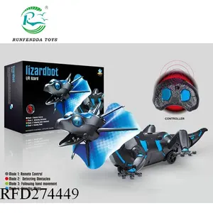 Controle remoto infravermelho, brinquedo rc de lagarto