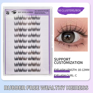 Aesphylash Brown pour Cils Synthétiques : Kit de Cils en Grappes Faits Main avec Base Fine et Pointue, Plateaux de Cils pour Wimpers Pestañas - Product Image 5
