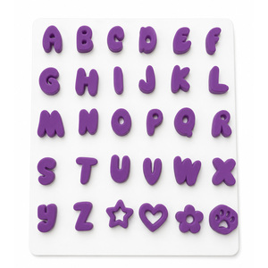 Letras Deslizantes de Silicona 3D Ecológicas, Libres de BPA, para Collares de Perro, Deslizadores de Alfabeto para Nombres y Dijes de Identificación de Mascotas DIY - Product Image 4