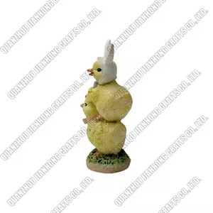 Poussins de Pâques en <span class=keywords><strong>Bonnet</strong></span> Chapeaux Ensemble de 3 Figurines Nouveau So Cute pour le Printemps - Product Image 5