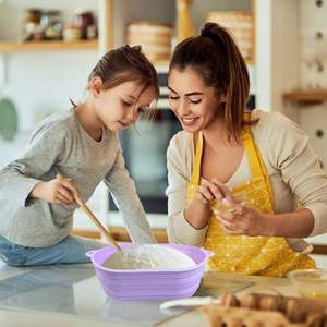 Panier de levage en silicone sans moisissure pour banneton - Panier de levage pliable pour pain - Outils de cuisson compatibles lave-vaisselle - Product Image 6