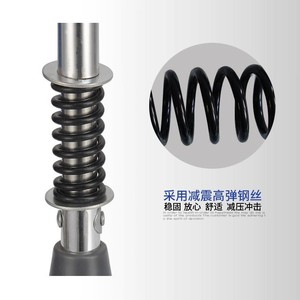 Béquilles en alliage d'aluminium réglables en hauteur, amortissantes, avec support sous-aisselle, petites, moyennes et grandes tailles, aide à la marche - Product Image 3