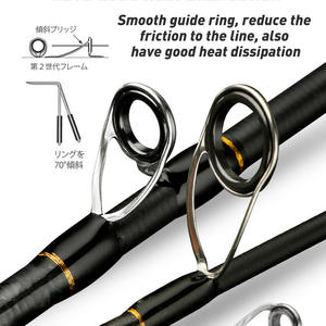 Canne à pêche au leurre Slow Jigging XXH en carbone Extra lourd pour la pêche en bateau De mer pour le grand jeu cane De Pescar - Product Image 5