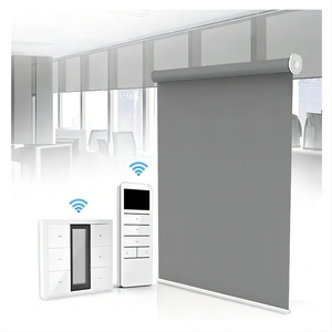 Bán buôn cửa sổ nhà thông minh Rèm cho các cửa sổ và tùy chỉnh thực hiện màu đen ra đồng bằng con lăn mù màu - Product Image 2