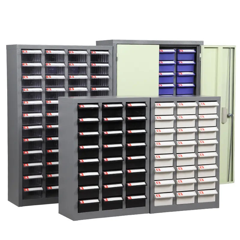 Componente elettronico 30 52 75 100 cassetti parti organizzatore cassetti in plastica officina ricambi armadio