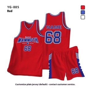 Nouveaux ensembles d'uniformes de basket-ball personnalisés pour adultes étudiants et enfants Conception d'épaule étroite américaine pour les jeux et les maillots d'équipe d'entraînement - Product Image 1
