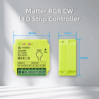 Contrôleur de bande LED couleur pleine gamme BiLiHonDim Matter Over Thread compatible avec Alexa, Google et Apple