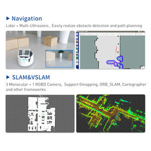 Kit de développement de robot AMR omnidirectionnel <span class=keywords><strong>ROS</strong></span> SLAM open source Gemini-<span class=keywords><strong>O</strong></span> pour la recherche et l'éducation avec caméra monoculaire LiDAR - Product Image 5