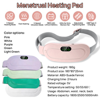 Menstruations-Wärmepad Massagegerät Smart Warm Palace Gürtel Menstruationsschmerz-Linderung Massage Periodenkrampf-Linderung Bauch für Frauen Mädchen
