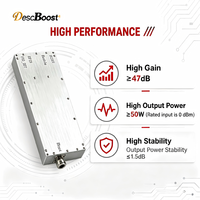 Amplificateur de puissance RF large bande OEM ODM 50W 400-2700MHz, module amplificateur de signal à gain élevé pour systèmes sans fil