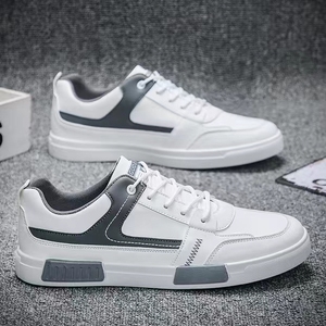 Nouvelles chaussures blanches à la mode et respirantes, chaussures de sport décontractées polyvalentes, chaussures de printemps et d'automne pour hommes - Product Image 2