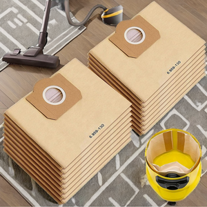 Sac de collecte de poussière en papier filtrant haute efficacité pour réduire la poussière et le pollen, pour <span class=keywords><strong>aspirateur</strong></span> Karchers 6.959-130.0 Wd3200 - Product Image 2