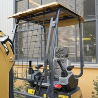 Nouveau produit Euro 5 CE EPA Mini-excavatrice à bras articulé 1,8 tonne, petite pelle compacte remorquable pour la construction résidentielle