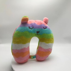 customized Rainbow <b>Neck</b> <b>Pillow</b>, Travel <b>Neck</b> <b>Pillow</b>, Soft <b>Neck</b> Support <b>Pillow</b>, Animal <b>Neck</b> <b>Pillow</b> Plush - Product Image 4