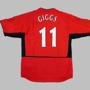 เสื้อฟุตบอลแขนสั้นย้อนยุคฤดูใบไม้ร่วงปี 2007/08 ของแมนเชสเตอร์ ไซส์ S-2XL สำหรับสโมสรยุโรป รับดรอปชิป - Product Image 3
