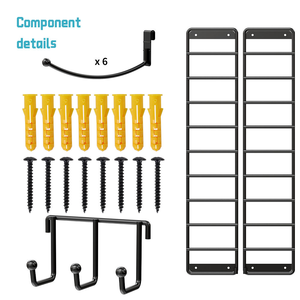 מתכת קיר רכוב 3-שכבות יוגה מחצלת אחסון כושר ציוד תצוגה מתלה - Product Image 3