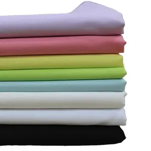 Hot Sale T/C 80/20 45*45 133*72 Dyed Solid Poplin Fabric for Pocketing and Lining