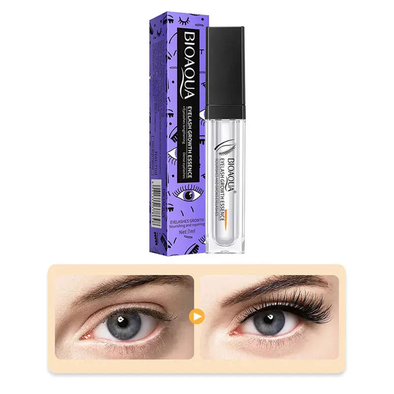 Großhandel 7ml Liquid Eyebrow Enhancer Natürliches Wimpern serum für Wimpern wachstum