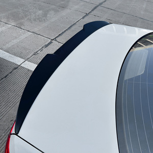 Alerón trasero Volkswagen con textura de fibra de carbono, labio de maletero de ABS para modelos Jetta MK6 2011-2018 M4 - Product Image 3