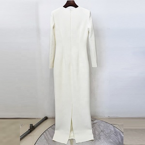 OUDINA Nuovo Elegante Abito <span class=keywords><strong>da</strong></span> <span class=keywords><strong>Sera</strong></span> Lungo con Perline e Strass, Taglia 3XL, Vestito <span class=keywords><strong>da</strong></span> Cerimonia per Donna - Product Image 4