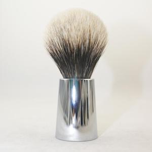 Alta calidad mens brocha de afeitar de tejón con mango de metal - Product Image 1