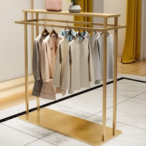 Cửa hàng quần áo sàn đứng kim loại chống gỉ hiển thị đứng cho nam giới của phụ nữ quần Móc Đôi hàng trung tâm mua sắm - Product Image 3