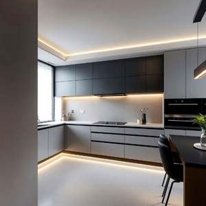 Muebles de Cocina Personalizados, Muebles Modernos y Sencillos para Apartamentos, Armarios para Muebles, Conjuntos de Muebles - Product Image 2