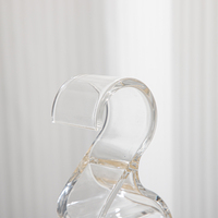 Présentoir de sac à main en acrylique transparent en plexiglas