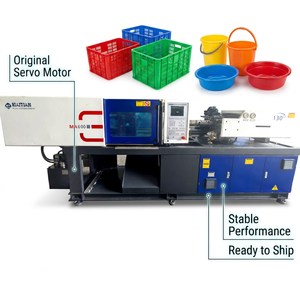Machine de moulage par <span class=keywords><strong>injection</strong></span> de plastique horizontale hybride d'occasion Haitian 60 tonnes MA600 avec servomoteur d'origine, haute vitesse, <span class=keywords><strong>prix</strong></span> usine - Product Image 1