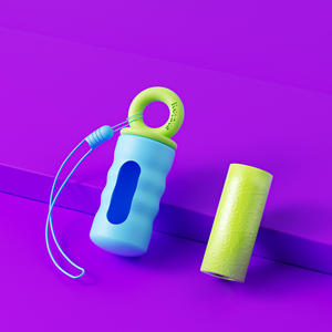 Dispensador de bolsas para caca de perro con logotipo personalizado, bolsa para caca de perro, soporte para orinal de amapola, se adapta a cualquier Correa - Product Image 2