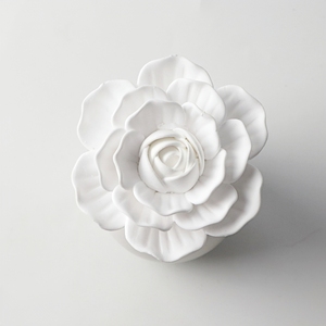 Diffuseur d'huiles essentielles en ciment <span class=keywords><strong>parfum</strong></span>é aux fleurs, en porcelaine faite à la main, flacon en céramique <span class=keywords><strong>de</strong></span> 100 ml, pour parfumer l'ambiance <span class=keywords><strong>de</strong></span> la <span class=keywords><strong>maison</strong></span> - Product Image 5