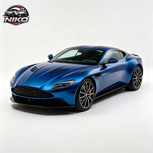 NIKO FILM Car Color Shift Vinyls Wrap PET Material Glossy Self Healing Decal Sticker for Car PET Satin Racing <b>Blue</b> - Product Image 1