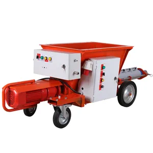 L480 harç sıva beton alçı ithal motor elektrikli kırmızı yanmaz püskürtme makinesi ekipmanları