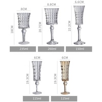 Verres à vin classiques modernes incassables de style français pour coupes et verres à vin élégants, idéaux pour les amateurs de vin et les fêtes