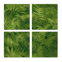 3D Natur-Moos-Farn-Muster Luxuriöse Grüne Blätter Bedruckte Teppichfliesen Moderner Naturstil Nylon-Teppich für Hotel Villa Büro
