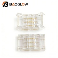 Connecteur de bande lumineuse LED 4mm 5mm 8mm 10mm Adaptateur 2 broches 3 broches 4 broches 5 broches RGB Courant Cristal Lumière SMD Cob Connecteur de bande lumineuse LED